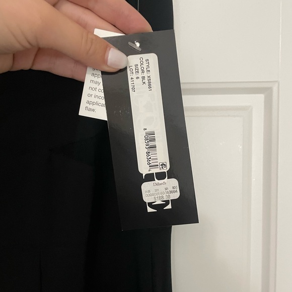 Black One Shoulder Formal Dress - Picture 4 of 4